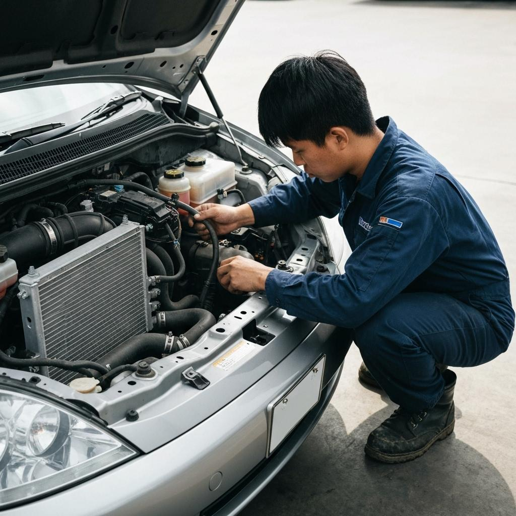 Vehicle air-con regas